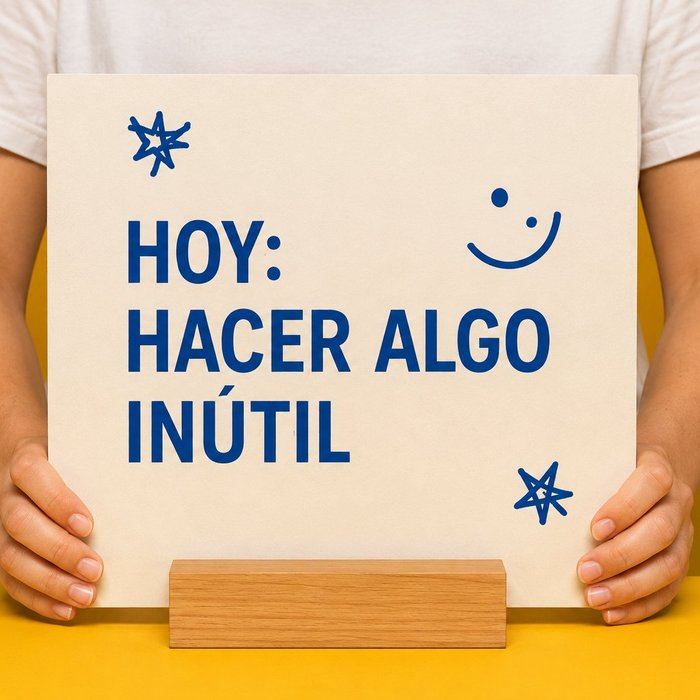 Hoy: hacer algo inútil