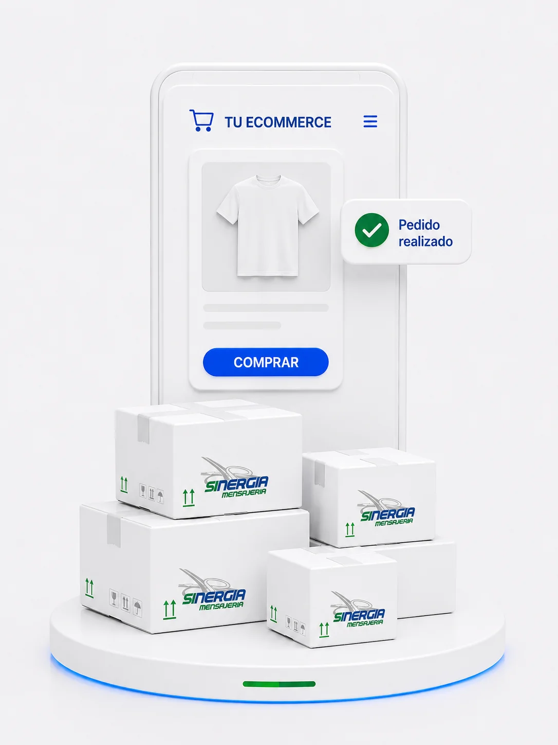 Logística para ecommerce de Sinergia en Madrid